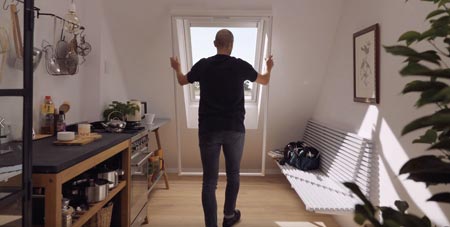 VELUX insect screen, installation